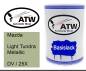 Preview: Mazda, Light Tundra Metallic, DV / 25X: 500ml Lackdose, von ATW Autoteile West.